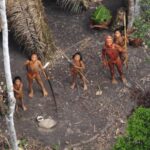 Una de las tribus aisladas del Amazonas, en una vista aÃ©rea.
